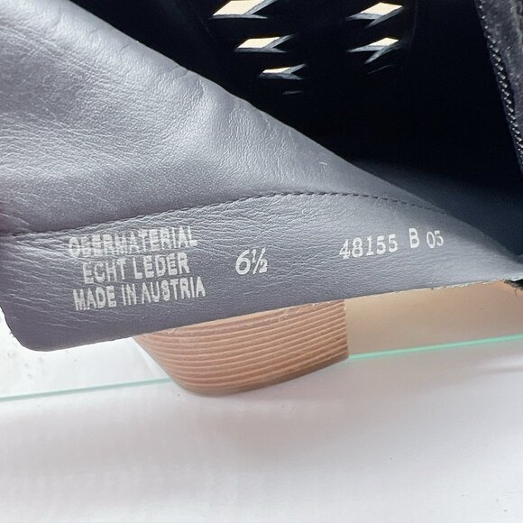 Paul Green Vienna Chelsea Ankle Boots Black Soft Suede US 9 UK 6.5 - $520 - Picture 10 of 13